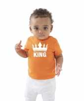 The king t-shirt oranje koningsdag baby peuter kopen 10201524