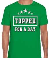 Topper for a day feest-shirt topper groen voor heren kopen