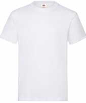 Wit t-shirt met ronde hals 185 gr voor heren kopen