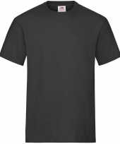 Zwarte t-shirts met ronde hals 195 gr voor heren kopen